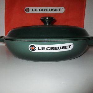 Le Creuset Artichoke color Braiser Cast Iron 3.5 quart Brand New with tags